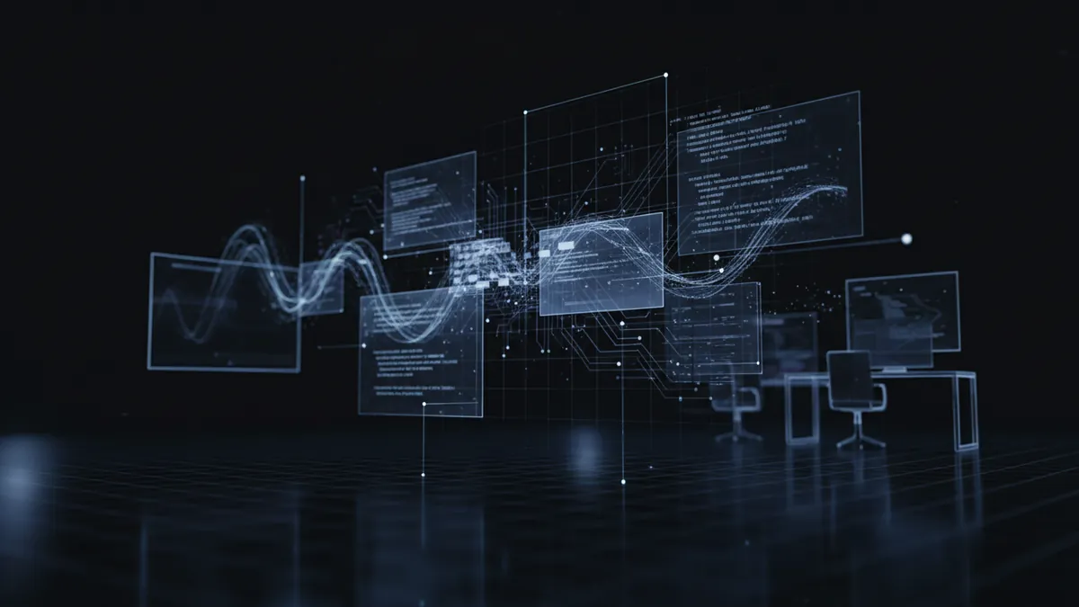 Layered conversational interface panels